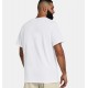 UNDER ARMOUR MEN HEAVYWEIGHT LC PATCH T-SHIRT 1382902 white APPAREL
