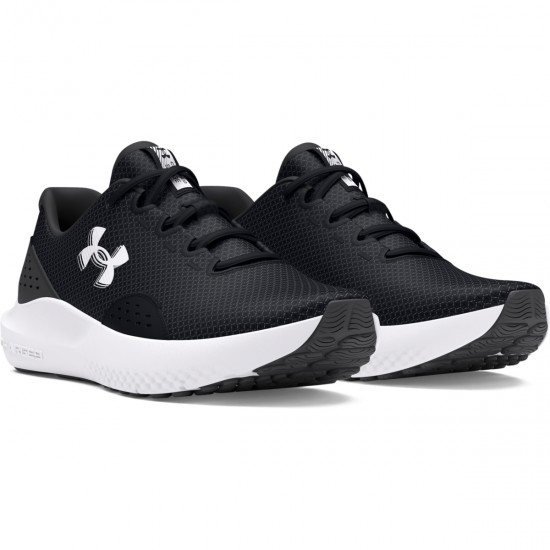 UNDER ARMOUR MEN RUNNING SHOES CHARGED SURGE 4 3027000 black-white SHOES