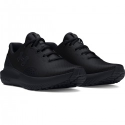 UNDER ARMOUR MEN RUNNING SHOES CHARGED SURGE 4 3027000 total black